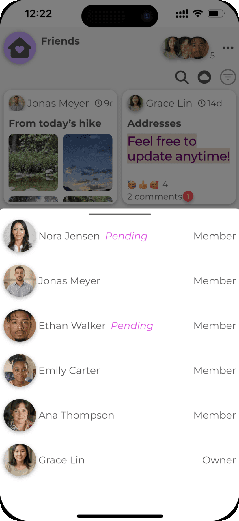 Space members